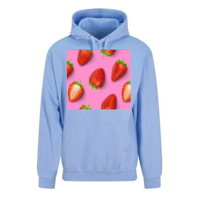 Strawberry seamless pattern Unisex Surf Hoodie