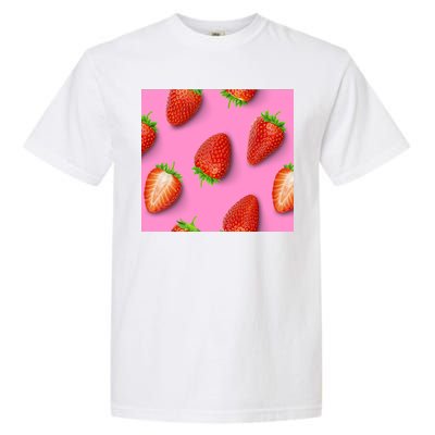 Strawberry seamless pattern Garment-Dyed Heavyweight T-Shirt