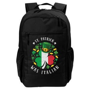 Shamrock St Patrick Was Italian St. Patrick's Day Daily Commute Backpack