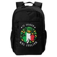 Shamrock St Patrick Was Italian St. Patrick's Day Daily Commute Backpack