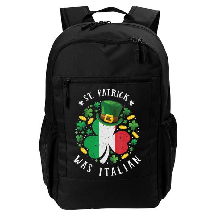 Shamrock St Patrick Was Italian St. Patrick's Day Daily Commute Backpack