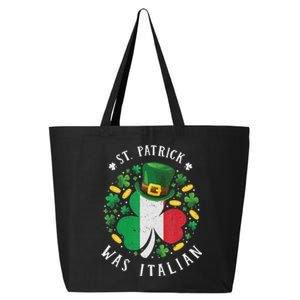 Shamrock St Patrick Was Italian St. Patrick's Day 25L Jumbo Tote