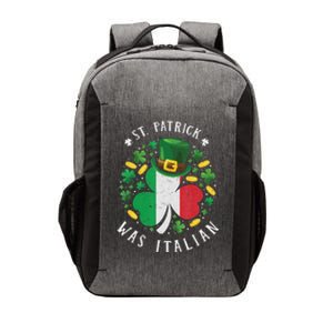 Shamrock St Patrick Was Italian St. Patrick's Day Vector Backpack