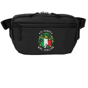 Shamrock St Patrick Was Italian St. Patrick's Day Crossbody Pack