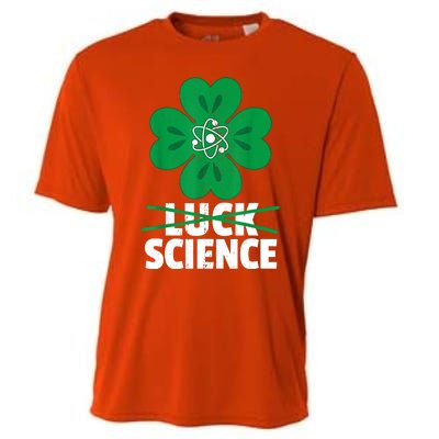 Science St. Patricks Day Scientist Scholar Researcher Cooling Performance Crew T-Shirt