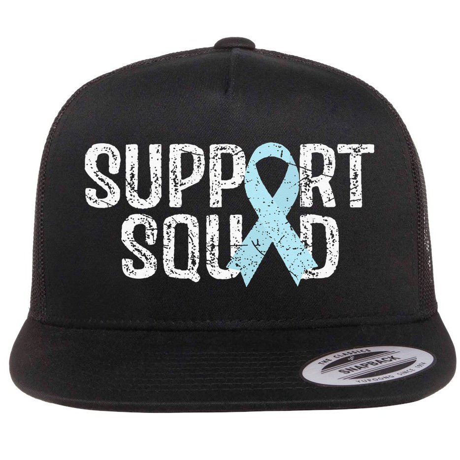 Support Squad Prostate Cancer Awareness Flat Bill Trucker Hat