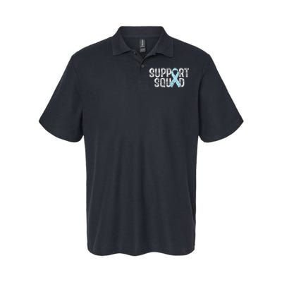 Support Squad Prostate Cancer Awareness Softstyle Adult Sport Polo