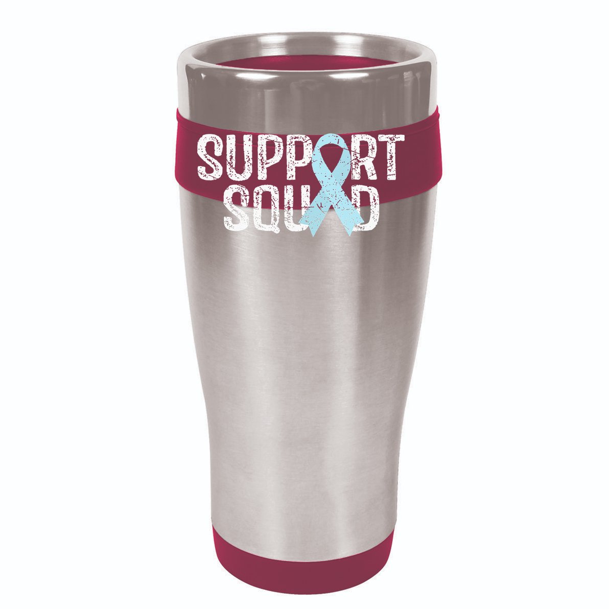Support Squad Prostate Cancer Awareness Cropped Pullover Crew