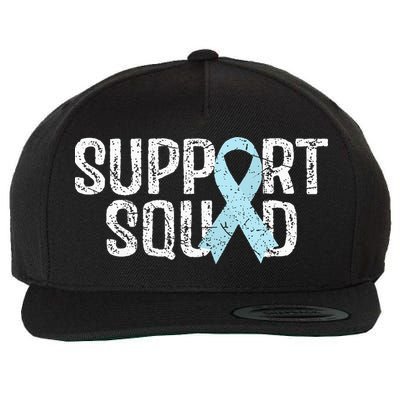 Support Squad Prostate Cancer Awareness Wool Snapback Cap