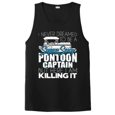 Super Sexy Pontoon Captain Funny Pontoon Boat Pontooning PosiCharge Competitor Tank