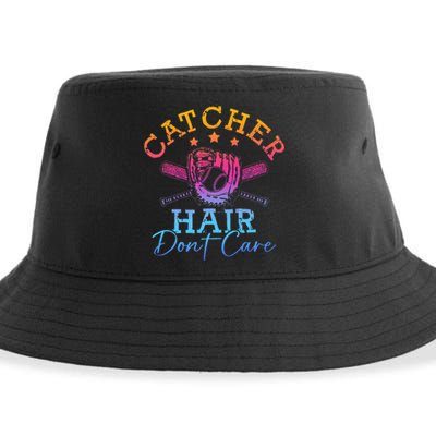 Softball Softball Player Softball Catcher Sustainable Bucket Hat