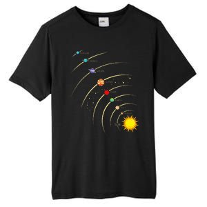 Solar System Planets & Orbit Educational Astrology Tall Fusion ChromaSoft Performance T-Shirt