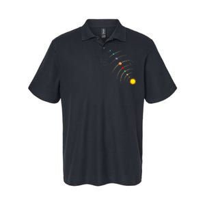 Solar System Planets & Orbit Educational Astrology Softstyle Adult Sport Polo