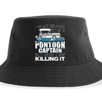 Super Sexy Pontoon Captain Funny Pontoon Boat Pontooning Sustainable Bucket Hat