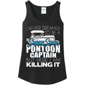 Super Sexy Pontoon Captain Funny Pontoon Boat Pontooning Ladies Essential Tank