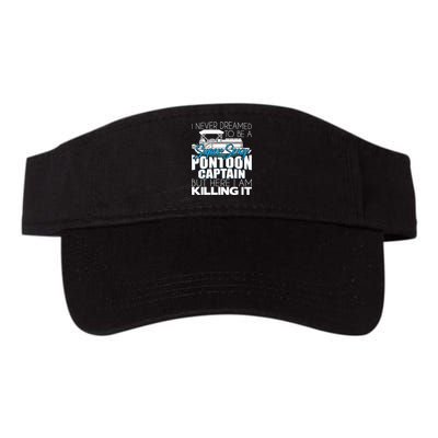 Super Sexy Pontoon Captain Funny Pontoon Boat Pontooning Valucap Bio-Washed Visor