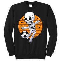 Skeleton Soccer Player Boy Funny Halloween Sweatshirt