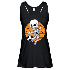 Skeleton Soccer Player Boy Funny Halloween Ladies Essential Flowy Tank