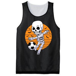 Skeleton Soccer Player Boy Funny Halloween Mesh Reversible Basketball Jersey Tank