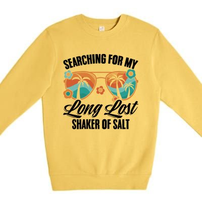 Seasoning Salt Pepper Cooking Salt Lover Gift Premium Crewneck Sweatshirt