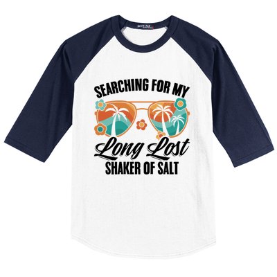 Seasoning Salt Pepper Cooking Salt Lover Gift Baseball Sleeve Shirt