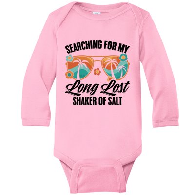 Seasoning Salt Pepper Cooking Salt Lover Gift Baby Long Sleeve Bodysuit