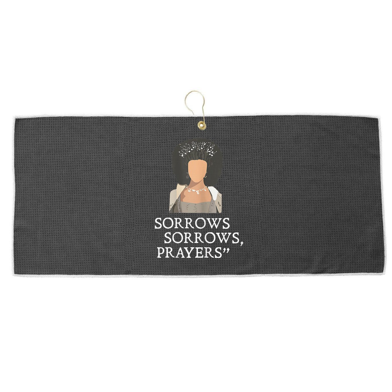 Sorrows Sorrows Prayers Large Microfiber Waffle Golf Towel