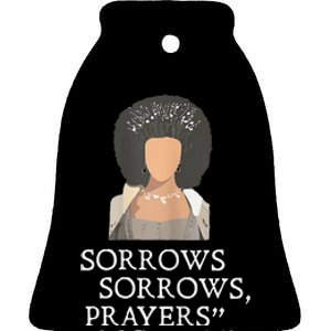 Sorrows Sorrows Prayers Ceramic Bell Ornament