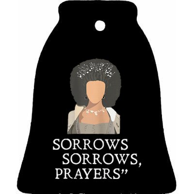 Sorrows Sorrows Prayers Ceramic Bell Ornament