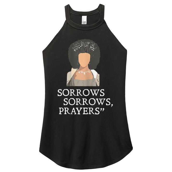 Sorrows Sorrows Prayers Women's Perfect Tri Rocker Tank