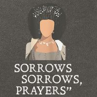 Sorrows Sorrows Prayers Cotton Canvas Backpack