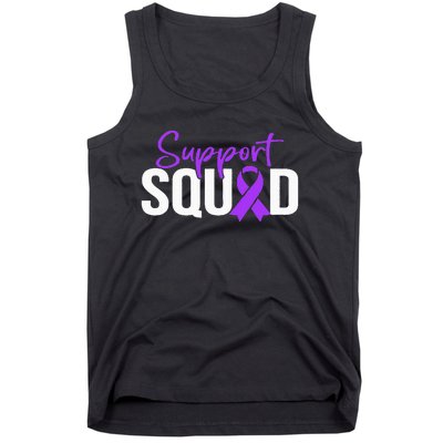 Support Squad Purple Warrior Domestic Violence Awareness Tank Top