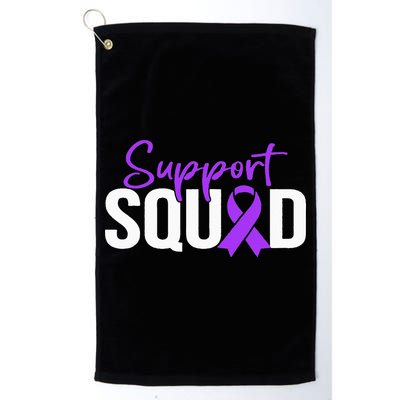 Support Squad Purple Warrior Domestic Violence Awareness Golf Towel