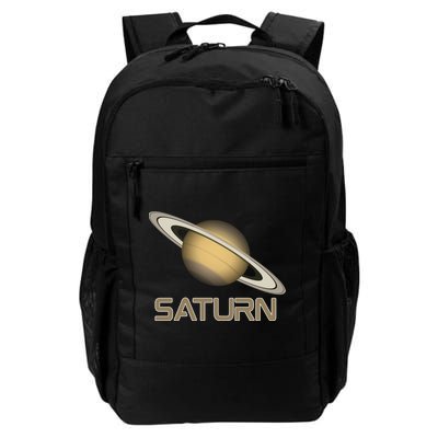 Solar System Planet Saturn Rings Outer Space  Daily Commute Backpack