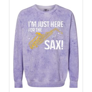 Saxophone Saxophone Player Jazz Colorblast Crewneck Sweatshirt