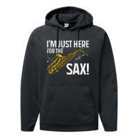 Saxophone Saxophone Player Jazz Performance Fleece Hoodie