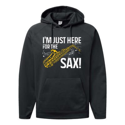 Saxophone Saxophone Player Jazz Performance Fleece Hoodie