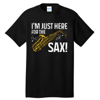 Saxophone Saxophone Player Jazz Tall T-Shirt