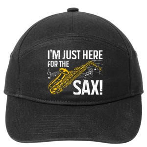 Saxophone Saxophone Player Jazz 7-Panel Snapback Hat