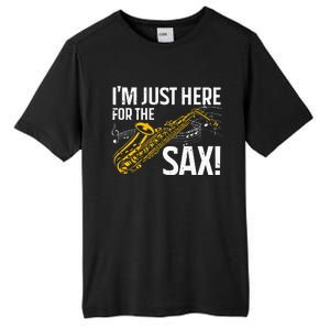 Saxophone Saxophone Player Jazz Tall Fusion ChromaSoft Performance T-Shirt