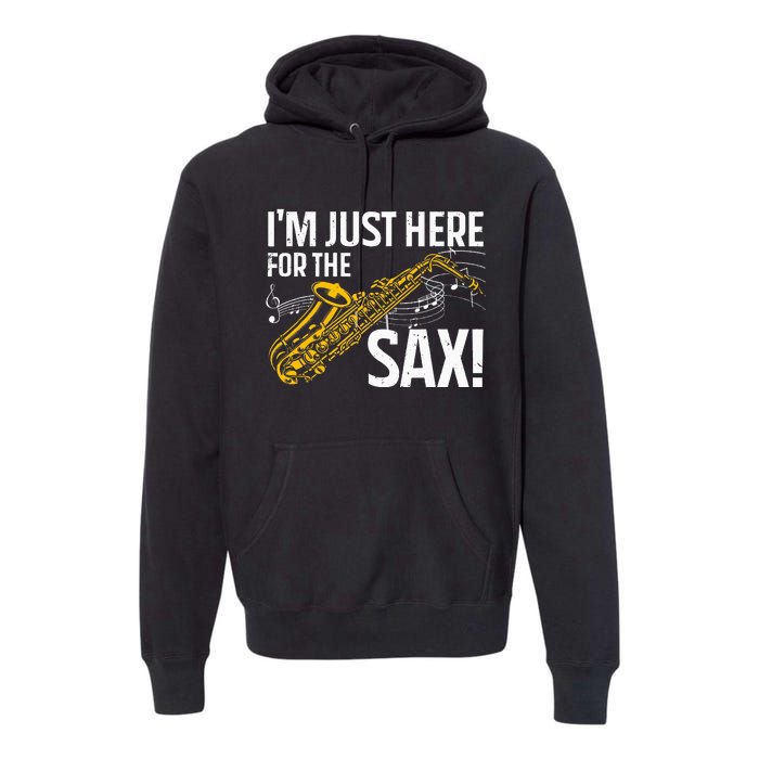 Saxophone Saxophone Player Jazz Premium Hoodie