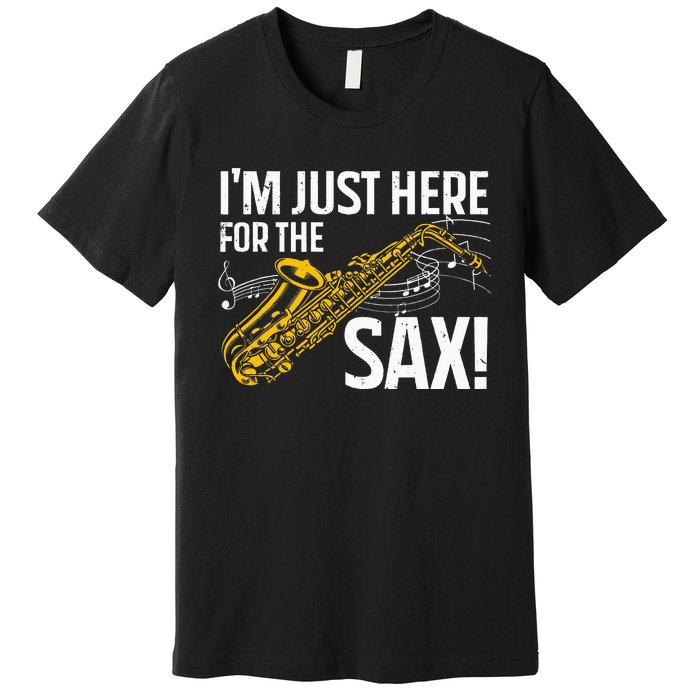 Saxophone Saxophone Player Jazz Premium T-Shirt