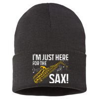 Saxophone Saxophone Player Jazz Sustainable Knit Beanie