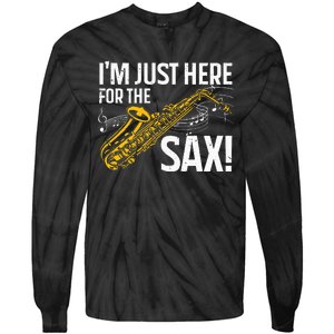 Saxophone Saxophone Player Jazz Tie-Dye Long Sleeve Shirt