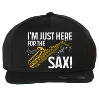 Saxophone Saxophone Player Jazz Wool Snapback Cap