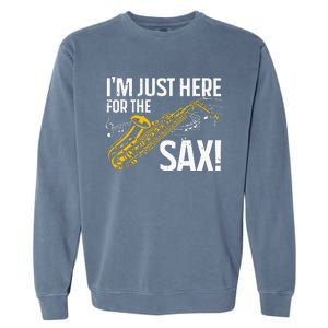 Saxophone Saxophone Player Jazz Garment-Dyed Sweatshirt