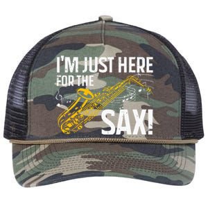 Saxophone Saxophone Player Jazz Retro Rope Trucker Hat Cap