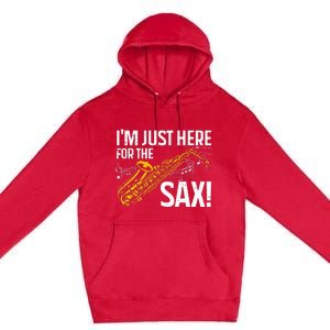 Saxophone Saxophone Player Jazz Premium Pullover Hoodie