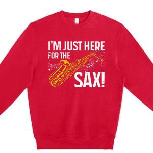 Saxophone Saxophone Player Jazz Premium Crewneck Sweatshirt