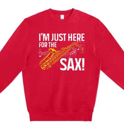 Saxophone Saxophone Player Jazz Premium Crewneck Sweatshirt